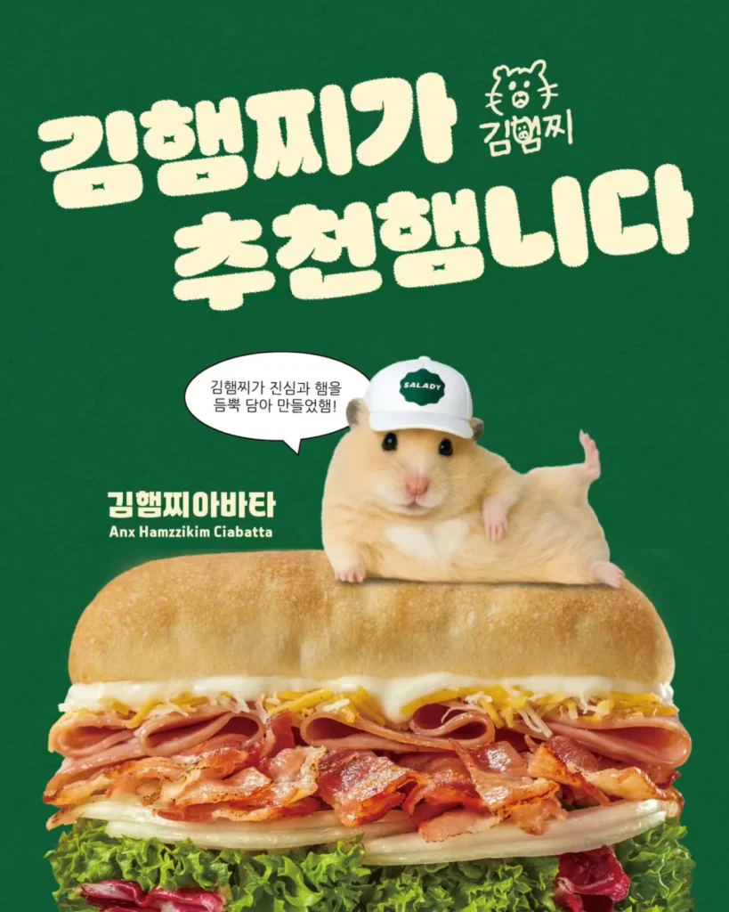 진심이 이룬 콜라보, 샐러디X'정서불안 김햄찌' 콜라보 마케팅 분석 13 진심이 이룬 콜라보, '정서불안 김햄찌' X 샐러디 콜라보 마케팅 분석
