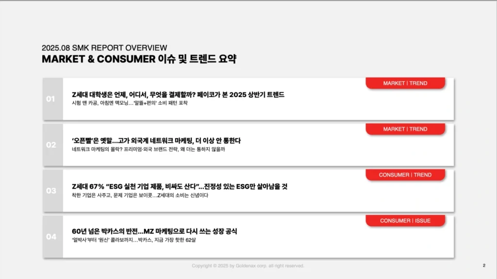 소마코 마케팅 트렌드 리포트 (2025년 8월) 5 트렌트리포트스크린샷 2025 08 29 오후 4.30.47