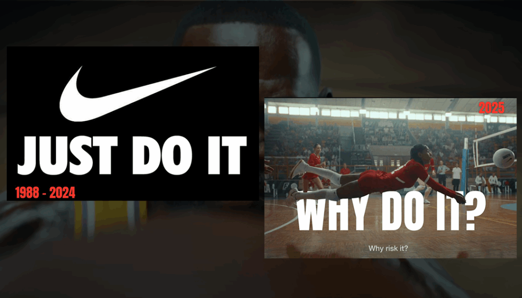 나이키 슬로건, 40년 만에 바뀌었다? JUST DO IT에서 ‘WHY DO IT?’ 으로 10 시대에 맞춰 변주되는 슬로건