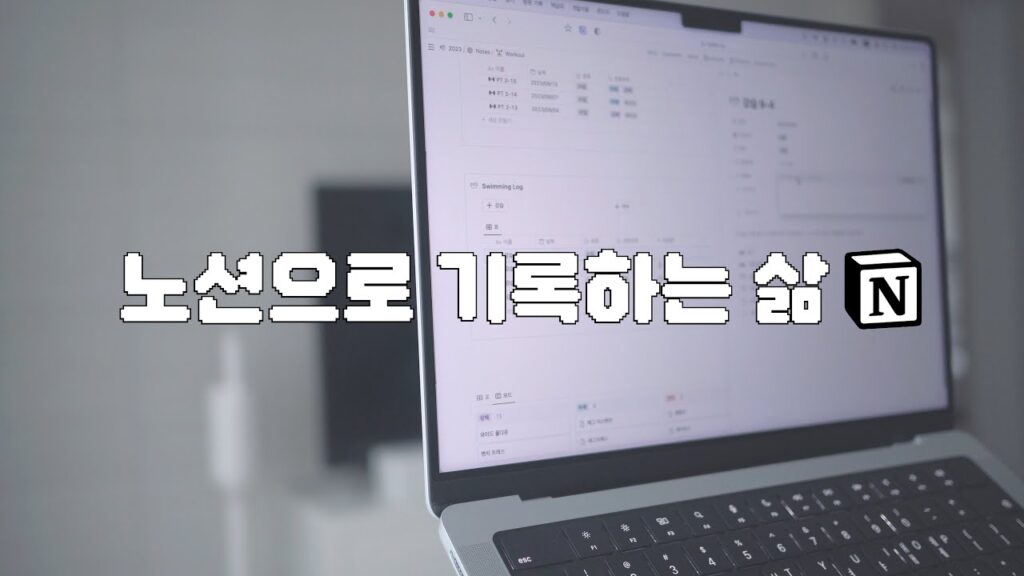 노션으로 기록하는 삶 유튜브