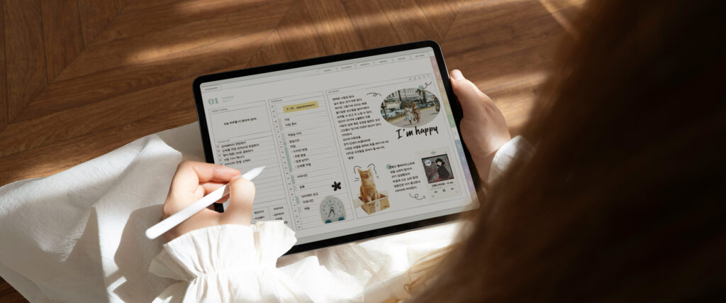 디지털 문구 브랜드 오뮤다이어리