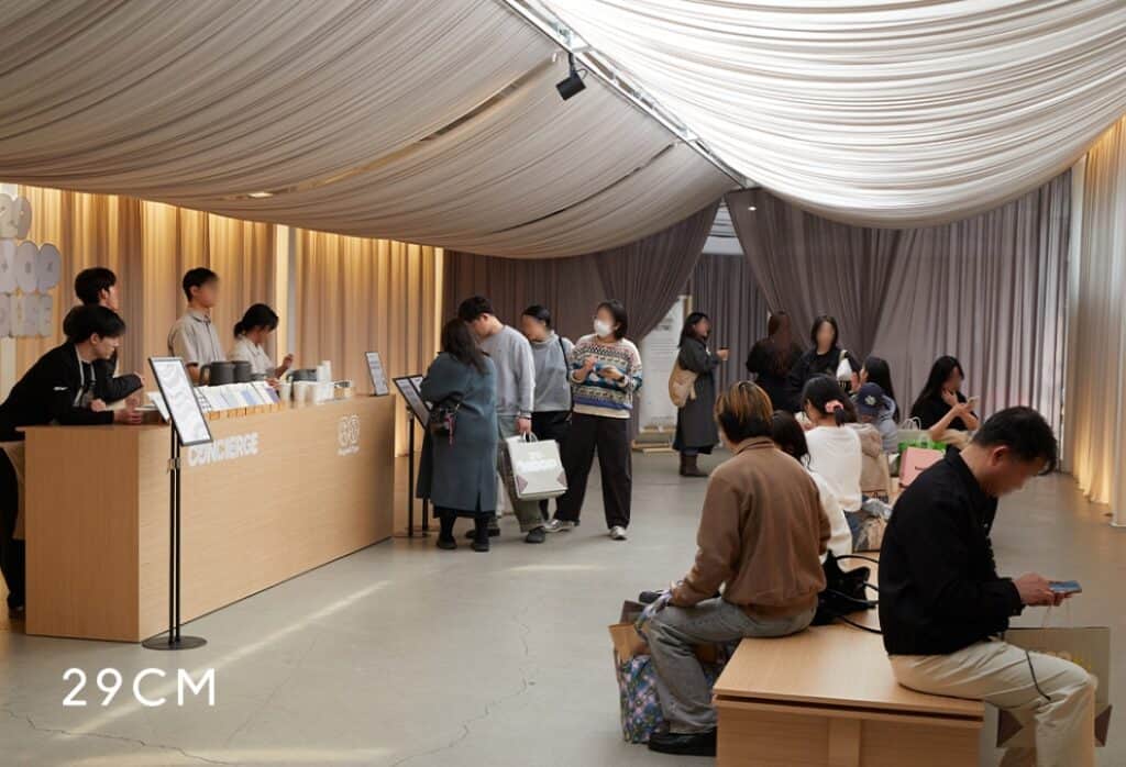 29CM 사진자료 29CM 29 눕 하우스 팝업 현장 스케치 8