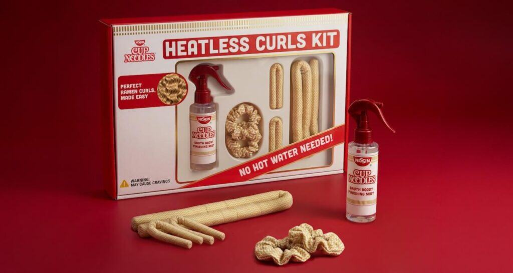 만우절에도 마케팅 잘한 브랜드 총정리 44 Cup Noodles Heatless Curls Kit April Fools UWP CUS