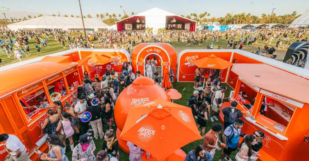 코첼라 아페롤 부스