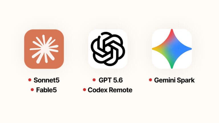 놓치지 말아야 할 AI 업데이트 소식 #Sonnet5 #Fable5 #Codex #GPT5.6 #GeminiSpark