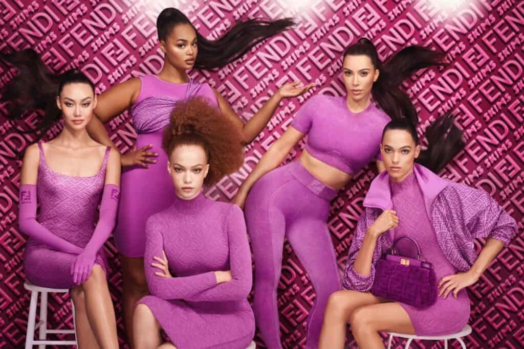 펜디와 스킴스의 콜라보