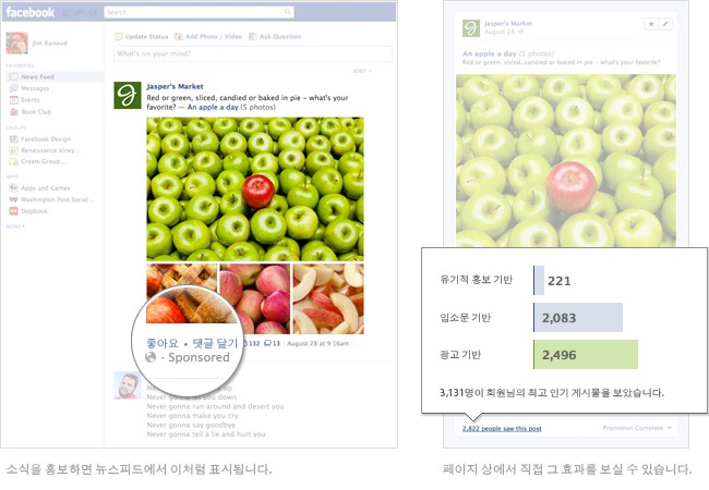 페이스북마케팅 페이스북 게시글 홍보하기