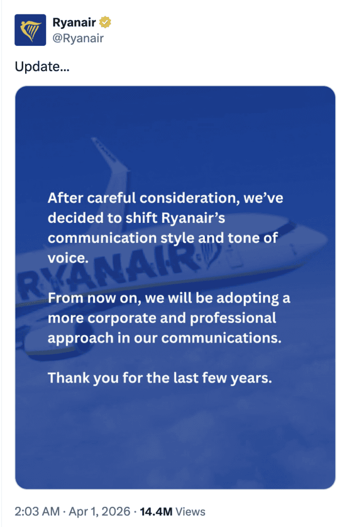 만우절에도 마케팅 잘한 브랜드 총정리 46 라이언에어 만우절